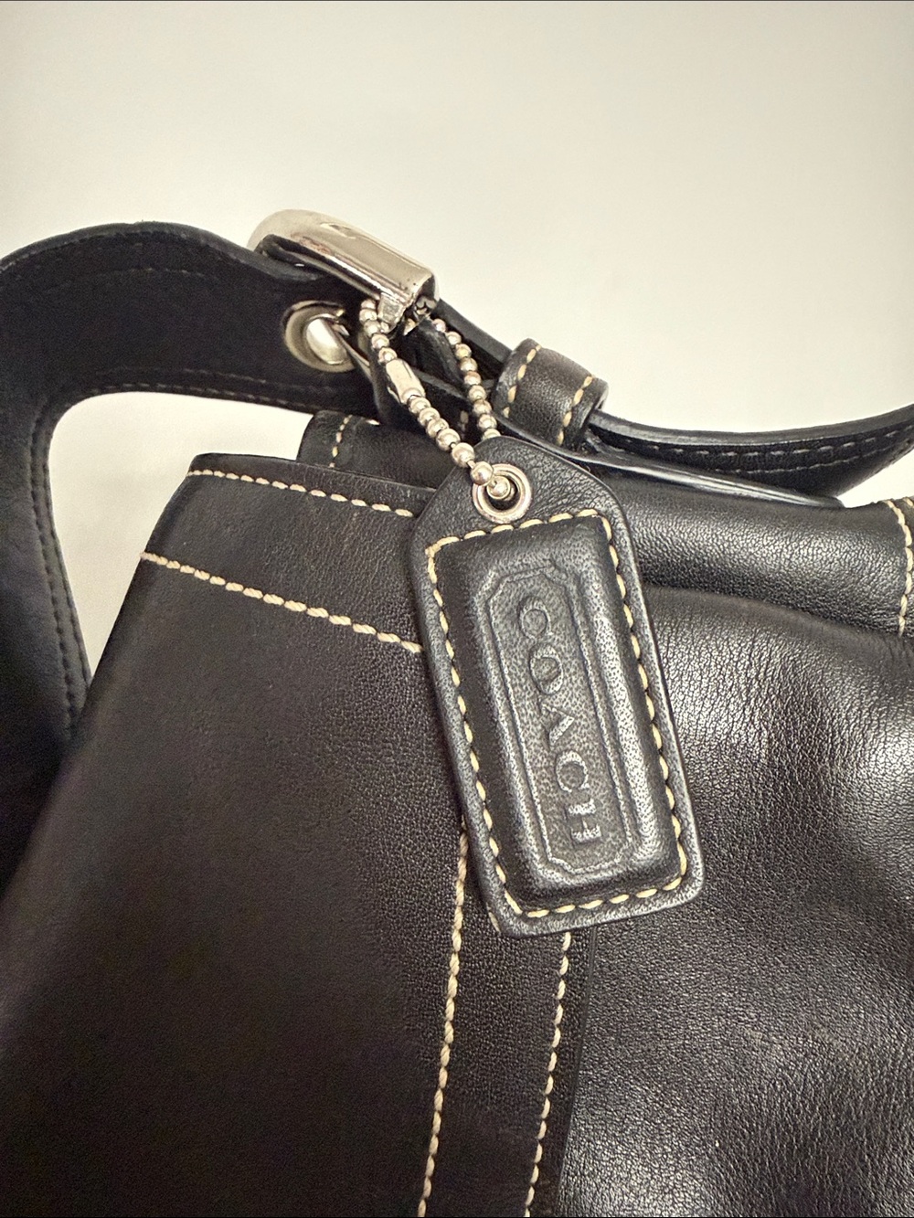 Coach 9434 Vintage SoHo Black Leather Shoulder Bag - Picture 4 of 6